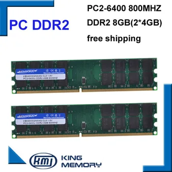 KEMBONA doprava zadarmo RAM DESKTOP PC DDR2 800Mhz 8GB (KIT of 2x4gb) ddr2 8g auta PC2-6400 len pre-M-D doska