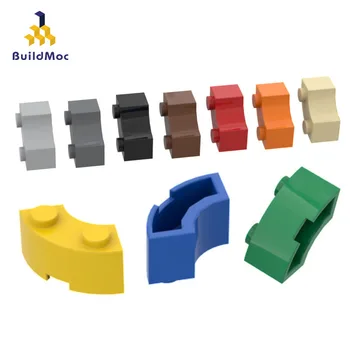 BuildMOC 85080 2X2 1/4 krúžok tehla 3063 Pre Stavebné Bloky Súčastí DIY Konštrukcia Klasická Značka darček Hračky