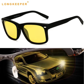LongKeeper 2020 Hot Mužov Polarizované Muži Okuliare Žlté Šošovky Nočné Jazdy Okuliare Okuliare Proti Oslneniu Polarizer Eyewears