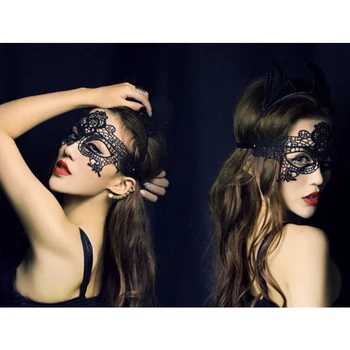 Tajomné Ženy Čipky Očná Maska Biela Erotické Hračky, Maska, Kostým Sexuálne Hračky Pre Pár Gotická Čierna Nočný Klub Dance Party Maska