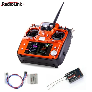 RadioLink AT10 II 2.4 Ghz, 12CH RC Vysielač s R12DS Prijímač PRM-01 Napätie Vrátiť Modul Batérie pre RC Quadcopter