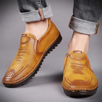 Pánske Jazdy Mokasíny Topánky Mokasíny Mužov Ležérne Topánky pravej Kože Mužov Oxford Kožené Topánky Muž Loafer Mens Módne 2020