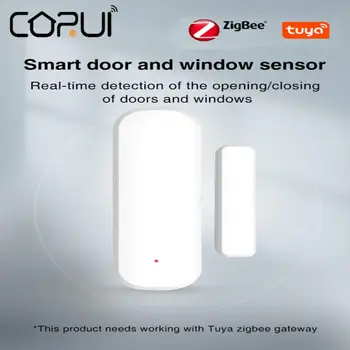 CORUI Wifi/Zigbee Tuya Dvere na okienka Snímačov Snímač Bezdrôtový Dvere Detektory Otvorenie/Zatvorenie APLIKÁCIE Diaľkový Alarm Detektor Smart Home Gatgets