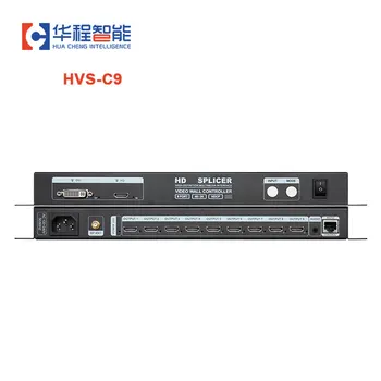 AMS HVS-C9 4K Signál Splicer 2X2 3X3 LED LCD Displej Splicer TV Video Wall Radič Procesor Splicer Pre HD 1x4 2x1 4x1 3x1