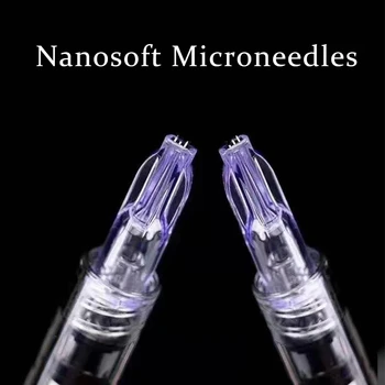 Nanosoft Microneedles 34 G 1,2 mm 1,5 mm Fillmed Strane Tri Ihly pre Anti Aging Okolo Očí a na Krku Línie Starostlivosti o Pleť Nástroj
