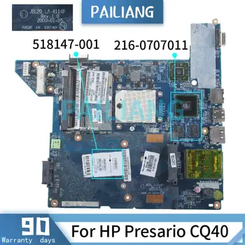 PAILIANG Notebook základná doska Pre HP Presario CQ40 Doske LA-4114P 518147-001 216-0707011 DDR2 tesed