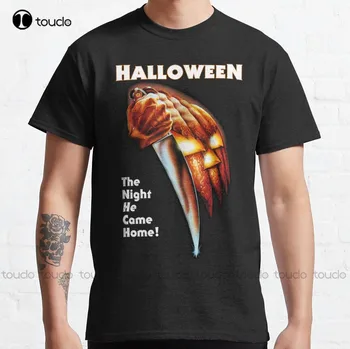 Zábavné Halloween Michael Myers 1978 Klasické Klasické T-Tričko Vlastné Aldult Teen Unisex Digitálna Tlač Tee Tričko Xs-5Xl