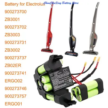Cameron Čínsko 1500mAh Batéria pre ELECTROLUX 900273733, 900273741, 900273746, ERGO01, ERGO02, ZB02ER, ZB3001, ZB3002, ZB3003