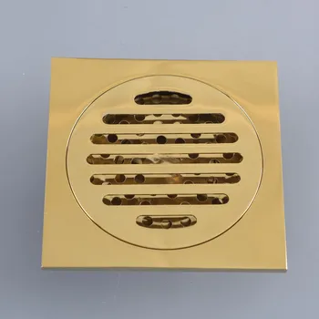 Leštené Zlato Farbe Mosadze Vyrezávané Vzor Kúpeľňa so Sprchou Mozgov 4