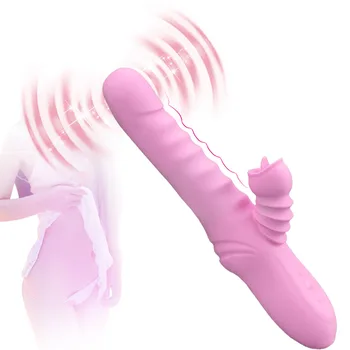 Vibrátor Automatické Klitorálny Jazyk Lízanie G-spot Vibrátor Masér S Viacerými Vibračných Režimov Sexuálne Hračky Pre Dospelých, Ženy, Páry