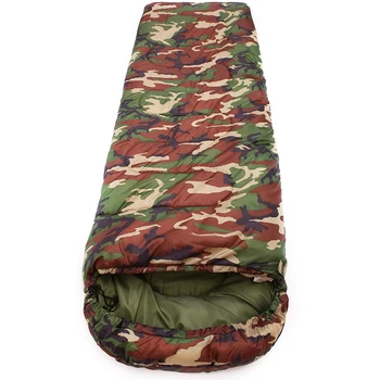 Bavlna Camping spací vak 15~5degree obálky štýl armády alebo Vojenského alebo kamufláž spacie vaky