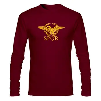 Muž Oblečenie New Roman Empire SPQR Eagle Mužov Hip Hop Vintage 4XL 5XL 6XL Bavlna T-Shirt Pre Mužov