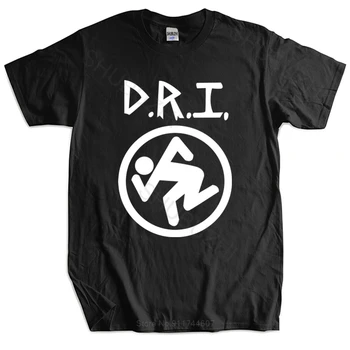 Nové tričko black topy pre mužov Dirty Rotten Imbeciles D. R. som Thrash Metal Krátky Rukáv Mužov Tričko bavlnené tričko pre chlapcov