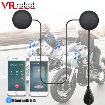 VR robot Moto Prilba Headset Stereo Bluetooth 5.0 Motocykel, Handsfree Slúchadlá Bezdrôtové Prehrávač Hudby Automaticky odpovedať na Slúchadlá