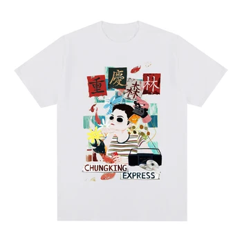 chungking express Wong Kar-wai Vintage T-shirt Film Klasickej Čínskej Bavlny Mužov Nové TEE TRIČKO Dámske Topy