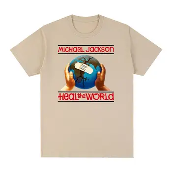 Michael Jackson Uzdraviť Svet 1997 World Tour Vintage T-shirt Bavlna Mužov tričko Nové Tee Tričko Dámske Topy