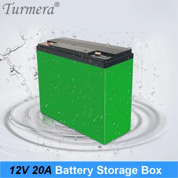 Turmera 12V 20Ah Neprerušené Napájanie Batérie Úložný Box pre 20*32700 3.2 V Lifepo4 Batérie a 56*Lítiové Batérie 18650