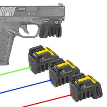 Zelená/Červená/Modrá Nabíjateľná Pištole Laserový Zameriavač Pre Taurus G2C Glock 19 Mini g2c LS-L8 Lovecké zbrane Príslušenstvo