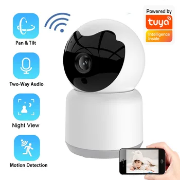 2MP IP Kamery Inteligentné bezpečnostné Kamery Automatické Sledovanie Smart Home Security CCTV Krytý WiFi Bezdrôtové Baby Monitor