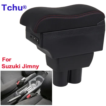 Na Suzuki Jimny Auto Opierkou Box Vhodný pre SUZUKI Jimny Auto Opierkou Box Retrofit Príslušenstvo USB Popolník Auto Diely rokov 2007-2015