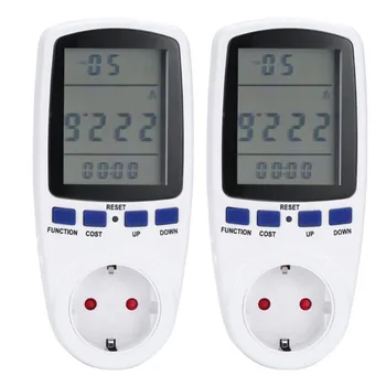 EÚ Zapojte Napájací Metrov 230v Digitálne Napätie Wattmeter Spotreba W Energie Meter Elektriny Analyzer Monitor