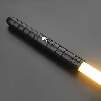 DamienSaber Xeno Pixel Lightsaber Citlivé Hladký Hojdačka Kovová Rukoväť Ťažké Súboje Light Saber Zamknúť Laserový Meč s 12 Zvuky