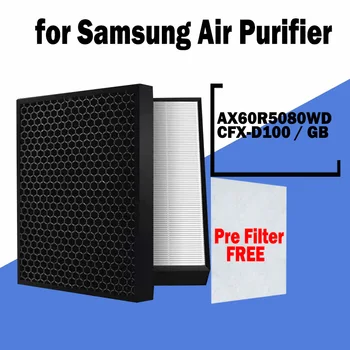 HEPA Filter a Uhlíkovým Filtrom pre Samsung Čistička Vzduchu model AX60R5080WD / CFX-D100 / GB