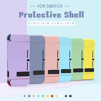 Mäkké TPU Pleti Matný Joycons Ochranné puzdro Čisté Farby pre Nintendo Prepínač NS JoyCons Späť na Bývanie Shell Kryt Chránič Prístup