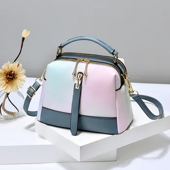 Na jar a v lete iny textúra multi-farebné malá taška pre ženy 2022 nové módne textúra malom dave jedného pleca messenger taška