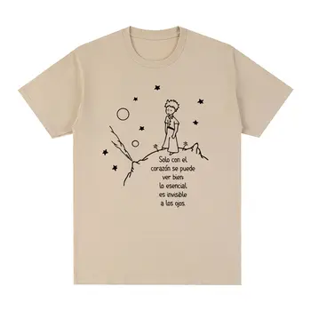 Malý Princ Le Petit Vintage T-shirt Lete Nové Módne 90. rokov Anime Tlačiť Bežné Bavlna Mužov tričko Nové Tee Tričko Dámske Topy