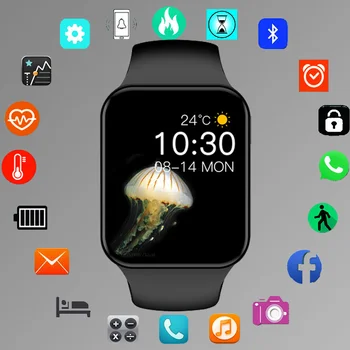 Series 7 Digitálne hodinky Muži Ženy Smartwatch Srdcovej frekvencie Kroku Kalórií Fitness Sledovania i7 Smart Hodinky Pre Apple Android Y68 Pro