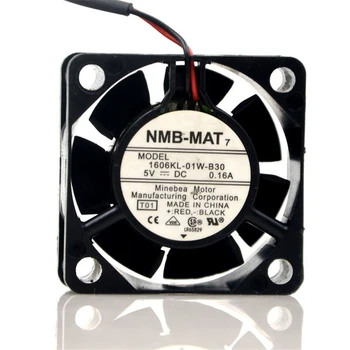 Nový, originálny NMB-MAT 1606KL-01W-B30 5V 0.16 V 4015 4CM notebook veterných objem tiché chladenie ventilátor