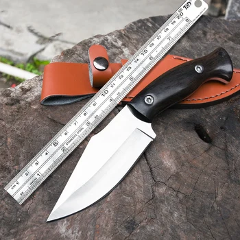 Pevnou Čepeľou Noža G10 rukoväť s vysokú tvrdosť ocele čepeľ Veľmi ostré oblasti prežitie nôž vonkajšie nástroje