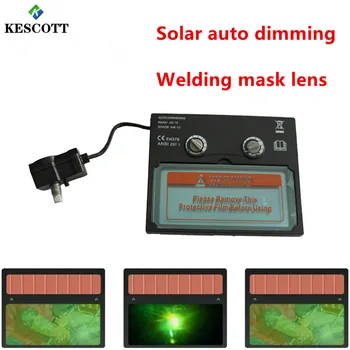 KESCOTT Solárne Auto Stmavnutie Zváranie Objektív Panel Zváranie Prilby, Masky Automatizácie Filter Tieni Oči Okuliare