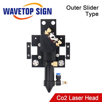 WaveTopSign CO2 Laser Hlavu Dia.20 mm FL 50.8/63.5 mm Objektív D25mm Zrkadlo Vonkajšie Jazdca Typu s Vzduchové Trysky