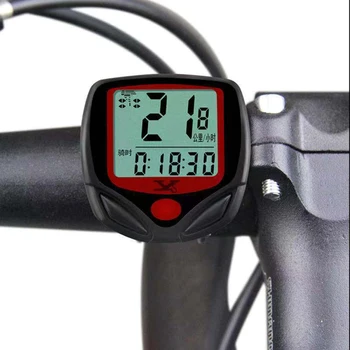 Nepremokavé Cyklistické Rýchlomer MTB Horský Cestnej Bike LCD Displej Digitálny Počítač Rýchlomer Počítač, jazda na Bicykli