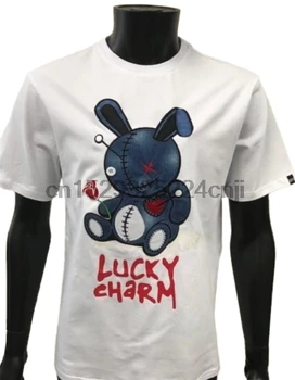 BKYS WhiteDenim Lucky Charm Patchwork T-Shirt