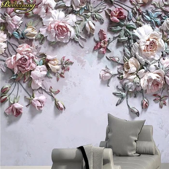 beibehang vlastné foto tapety abstraktných de parede 3D Plastický rose steny pokrýva nástenné maľby-3d podlahy nástenná maľba na stenu kniha domova
