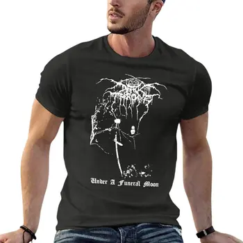 Darkthrone Pod Pohreb Mesiac Death Metalová Kapela Nadrozmerná T Tričko Pánske Oblečenie Krátky Rukáv Streetwear Veľké Veľkosti Topy Čaj