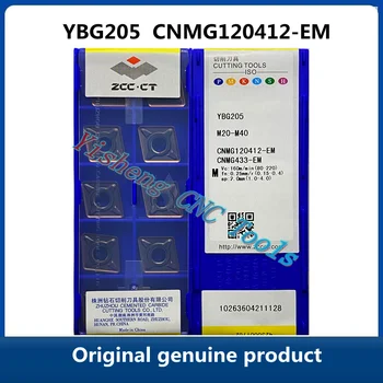 Pôvodný originálny produkt ZCC CT CNMG 120412 YBG202 CNMG120412-EM YBG205 YBM253 CNC Sústruženie Nástroj, Sústruhu Frézy Nástroje