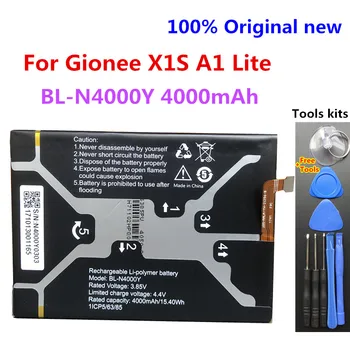 Nové Originálne Kvalitné BL-N4000Y Batérie 4000mAh pre Gionee X1S A1 Lite Mobilný Telefón