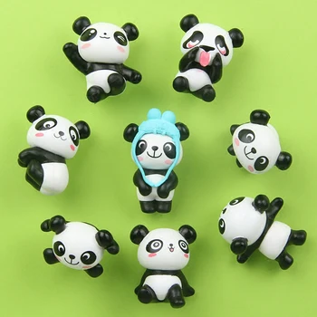 Panda Chladnička Magnet Dekorácie, Foto Wall Správa Nálepky Izba Suveníry, Dekorácie Nastaviť