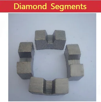 Great Wall Zuby Ultra-ostré Diamond Arc Segmenty pre PDC Geologických Core Vrtákov pre Rock Dobre Vrtna Coalfield Bridlice
