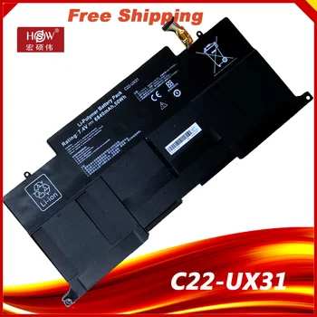 Nové C22-UX31 C23-UX31 Notebook Batéria Pre Asus Zenbook UX31E UX31E-DH72 UX31A Ultrabook UX31A-R4004H BX31E BX31A