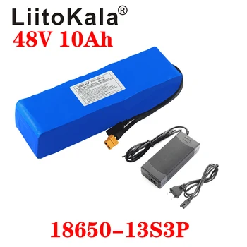 LiitoKala e-bike batéria 48v 10ah li ion batéria bike prestavbu bafang 1000w a nabíjačky XT60 Plug