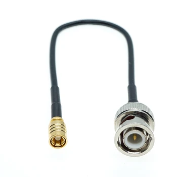 BNC Male na SMB Samica konektora Koaxiálneho RF Pigtail FPV Jumper Kábel RG174