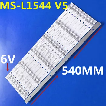 10PCS 540MM Podsvietenie LED Pásy 6 lampa MS-L1544 V5 Pre SN55CRE88 CX550DLEDM AX55CRE88/0227 SN055LDJRXCV6488H-
