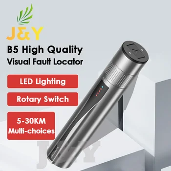 B5 Optické Kvalitné Nabíjacie Laserový Zdroj Optický Kábel Tester Pero Typ Červená Lítiové Batérie, Vizuálne Poruchy Locator