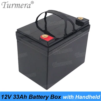 Turmera Lítiové Batérie, Úložný Box 12V 33Ah 100Ah 3.2 V Lifepo4 3,7 V, pre Solárny Systém a Neprerušené Napájanie Pomocou