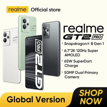 [Nový Príchod] realme GT 2 Pro 5G Smartphone Snapdragon 8 Gen 1 SONY IMX766 Fotoaparát 6.7